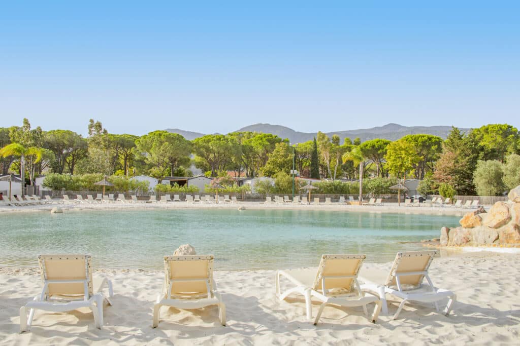 maeva campsite with lagoon in argeles sur mer