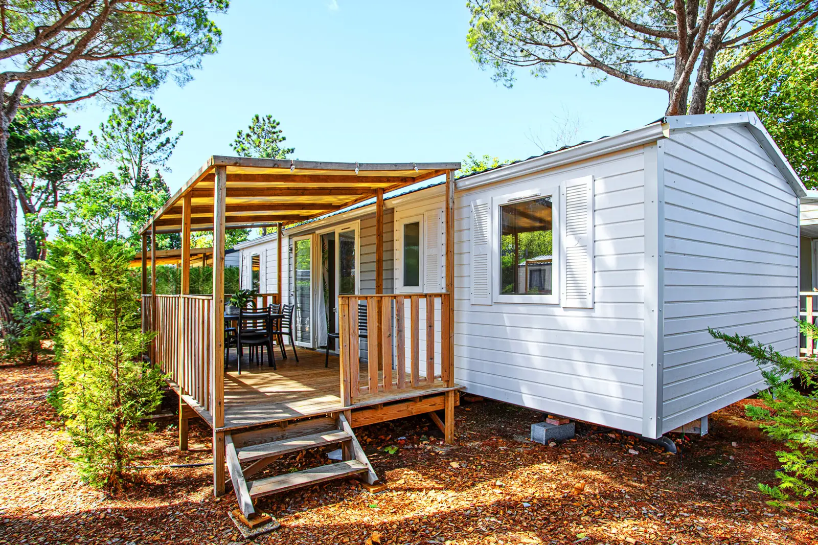 Mobil-home Family 4 chambres au camping Le Lagon d'Argelès
